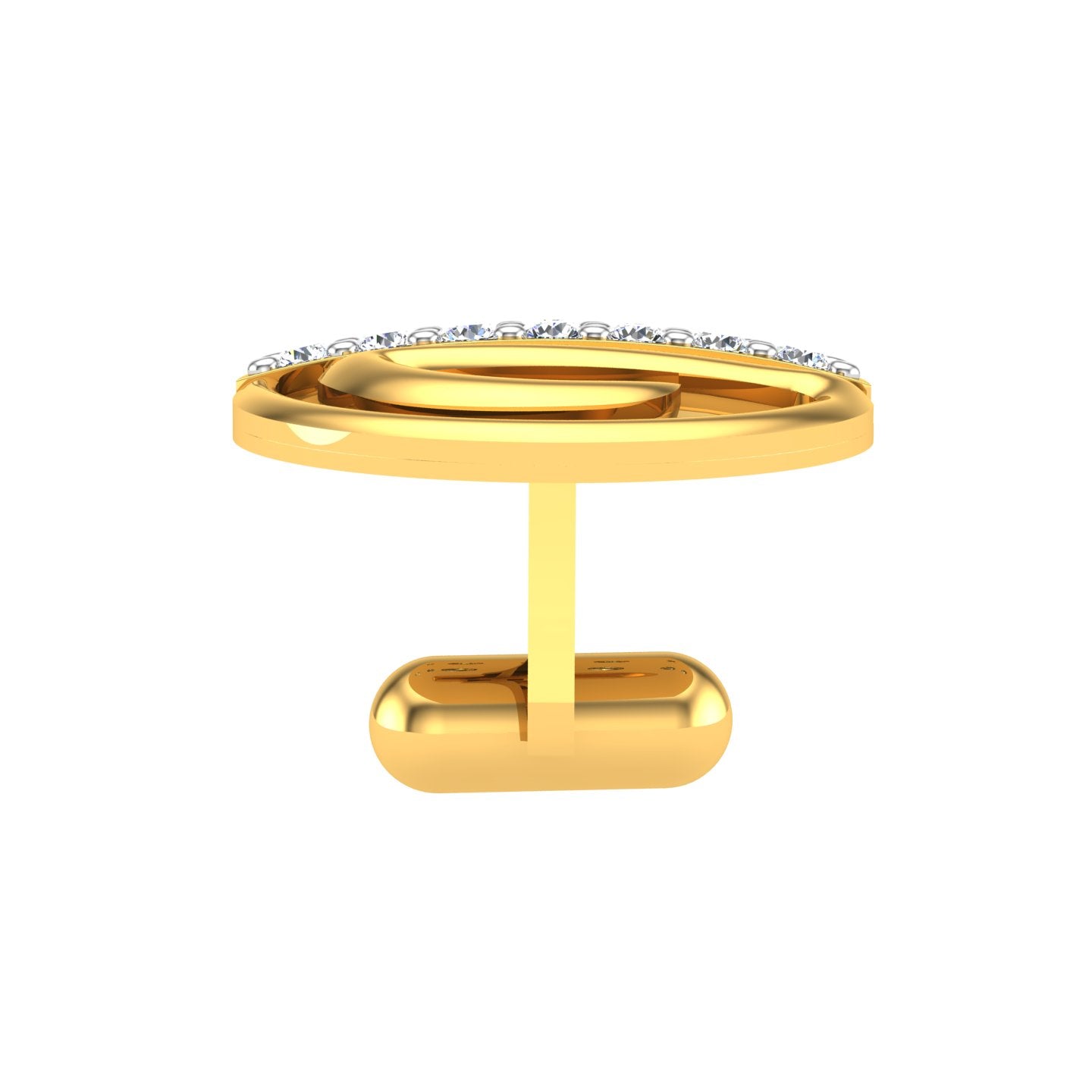 Imperial Crest Diamond Cufflink