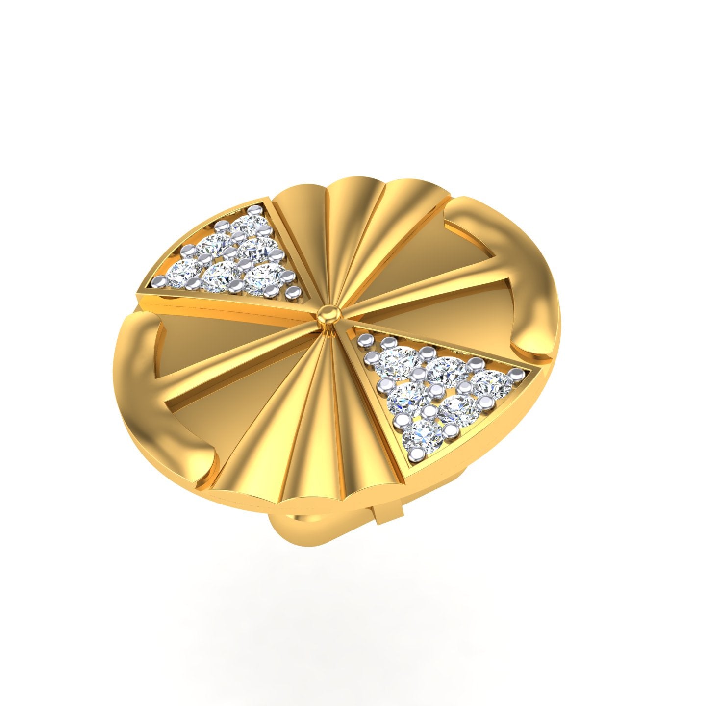 Aurora Crest Cufflink