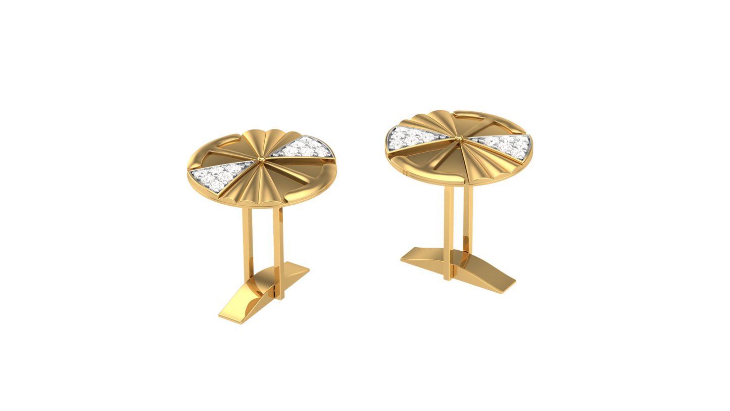 Aurora Crest Cufflink