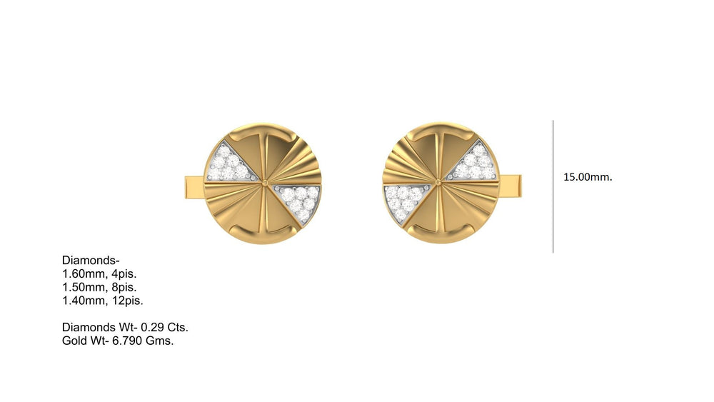 Aurora Crest Cufflink