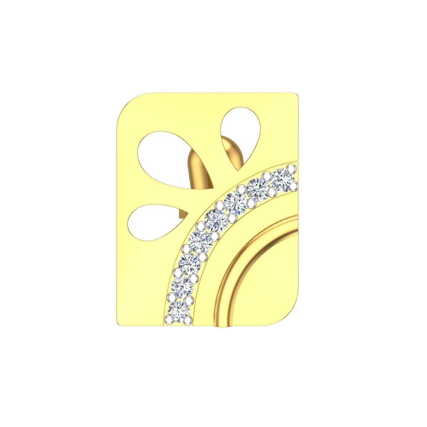 Zenith Curve Cufflink