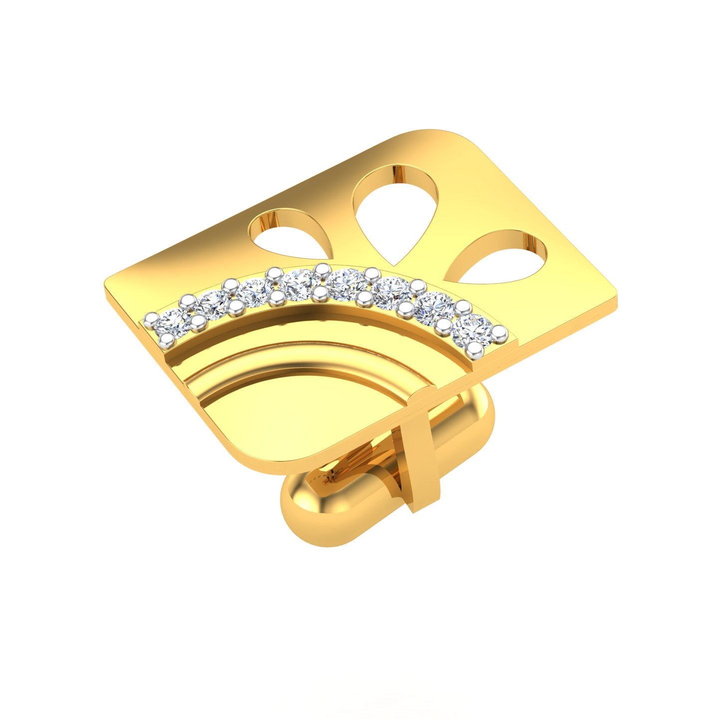 Zenith Curve Cufflink