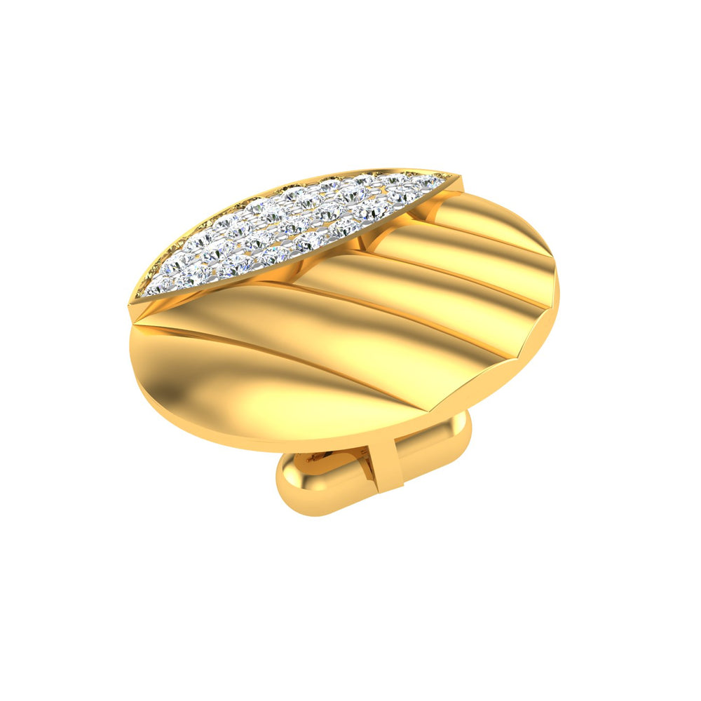 Royal Ridge Diamond Cufflink