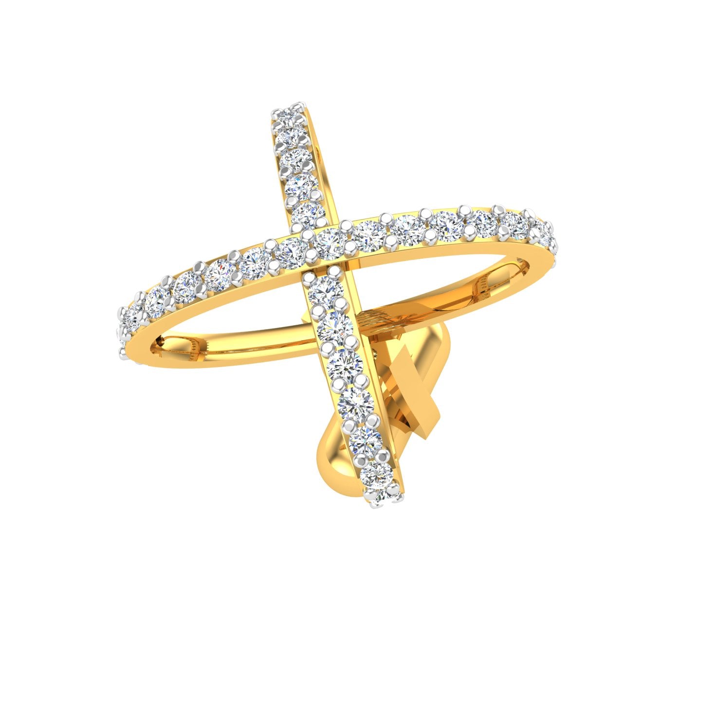 Infinity Crown Diamond Cufflink