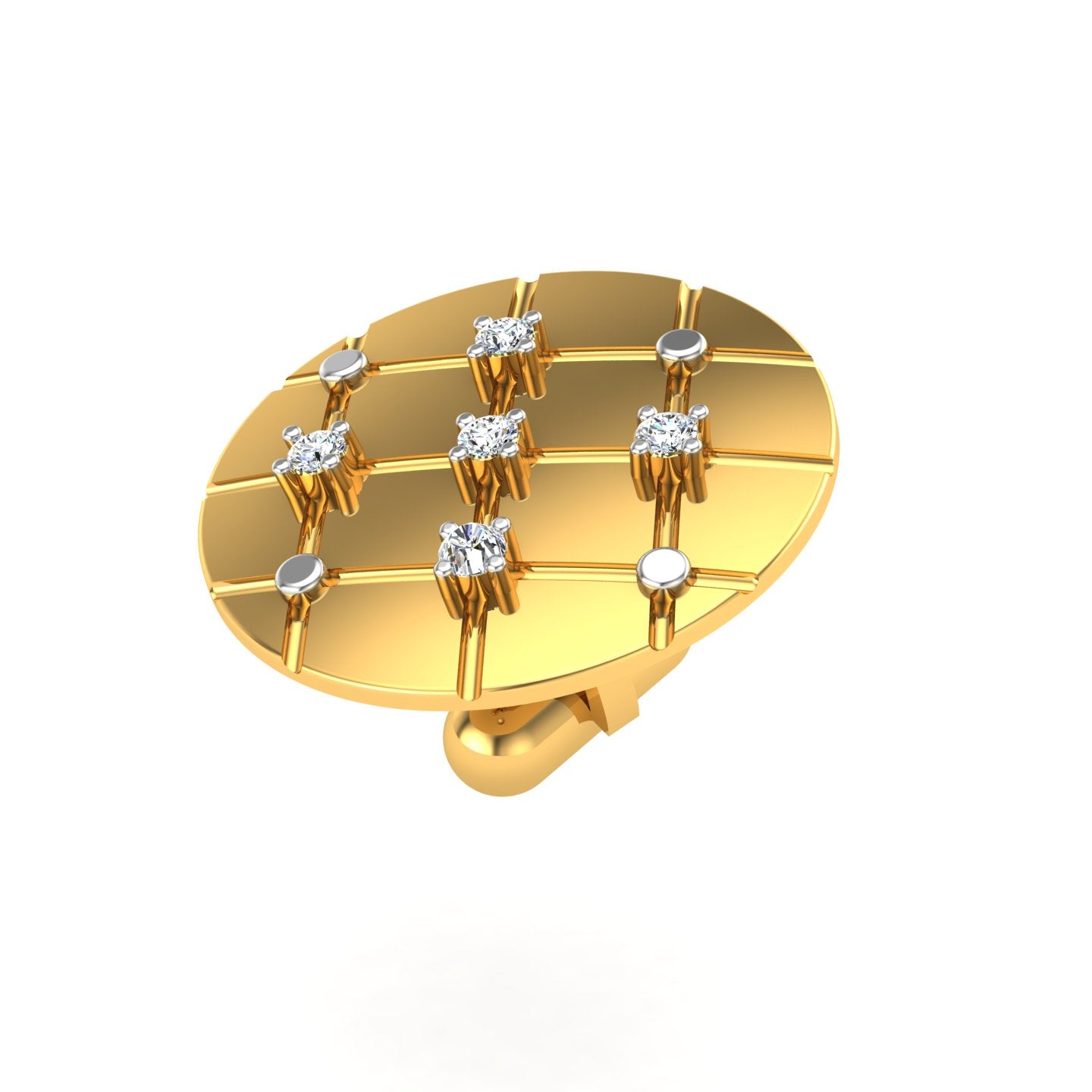 Stellar Orbit Diamond Cufflink