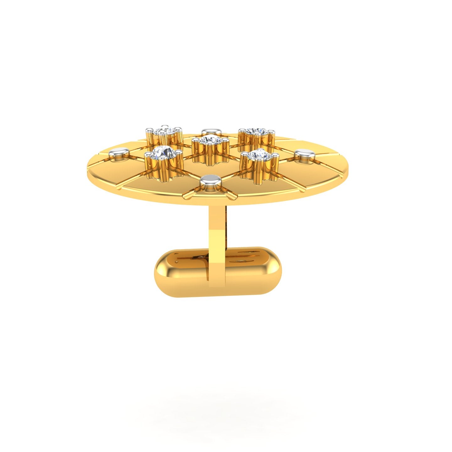 Stellar Orbit Diamond Cufflink