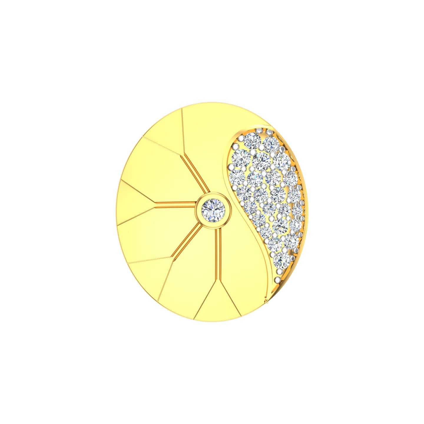 Solar Eclipse Cufflink