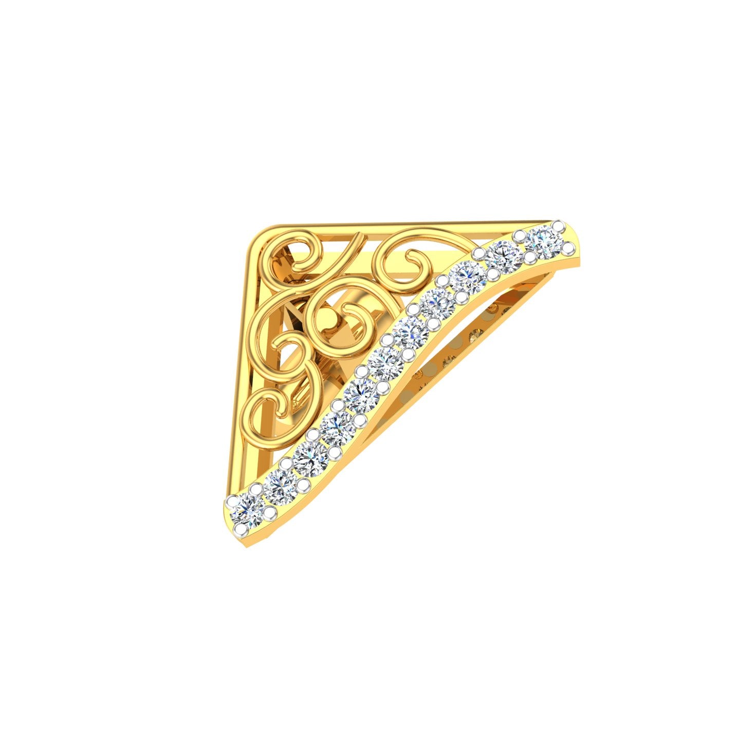 Baroque Wave Cufflink