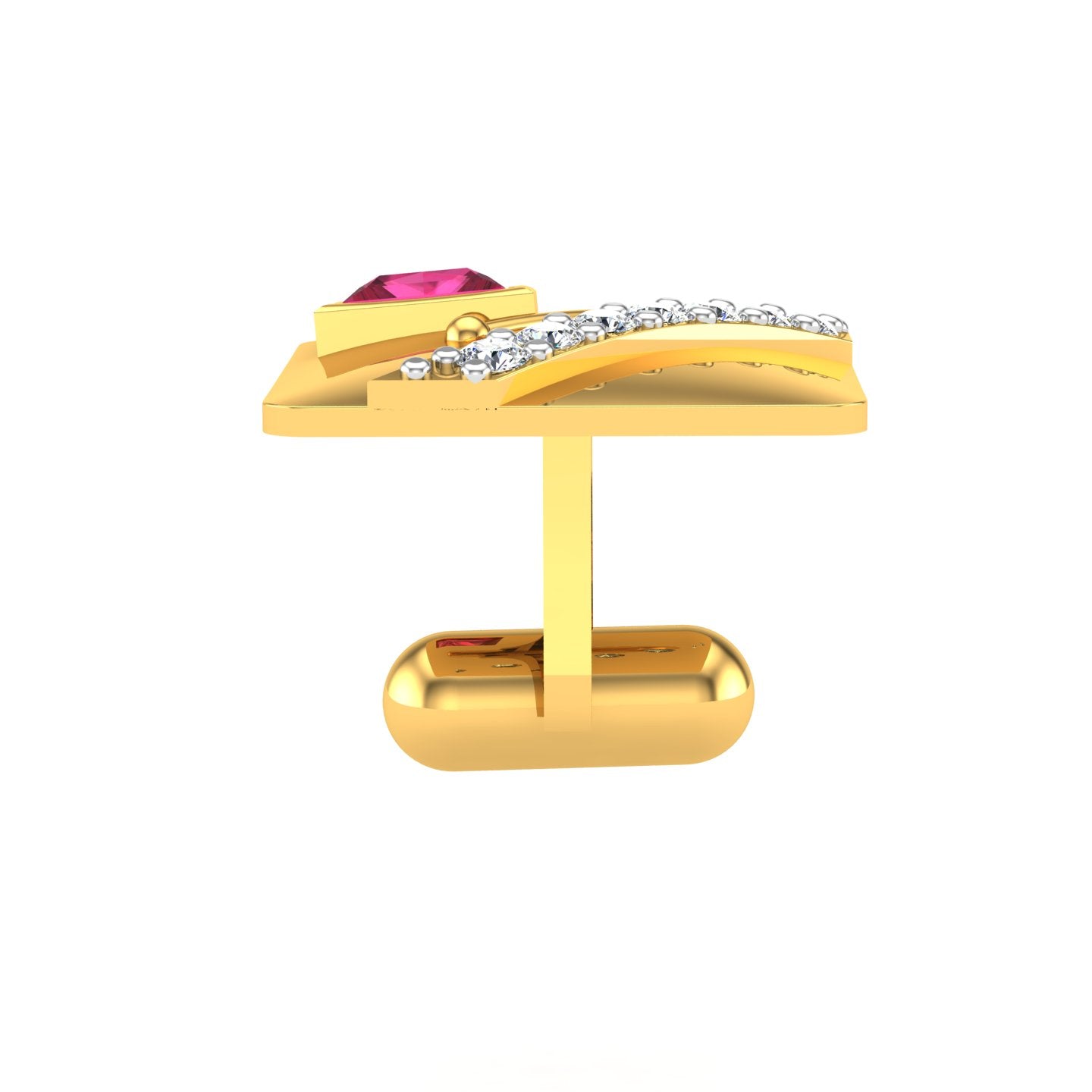 Ruby Axis Cufflink