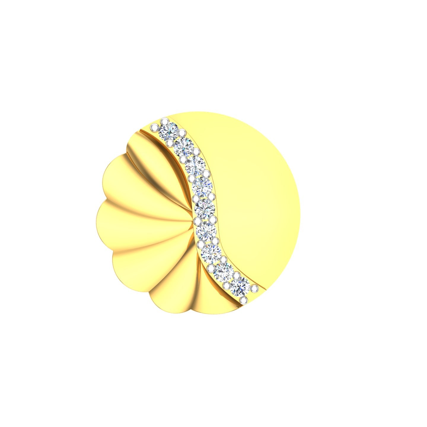 Lunar Bloom Cufflink