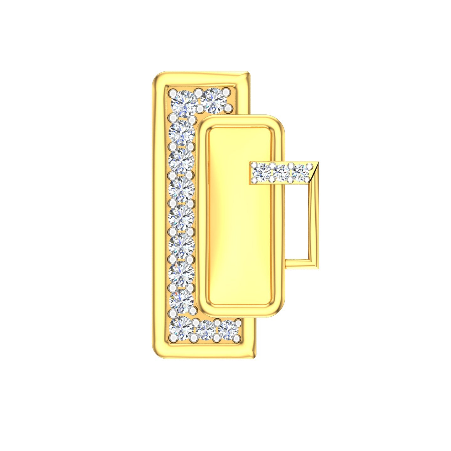 Urban Frame Diamond Cufflink