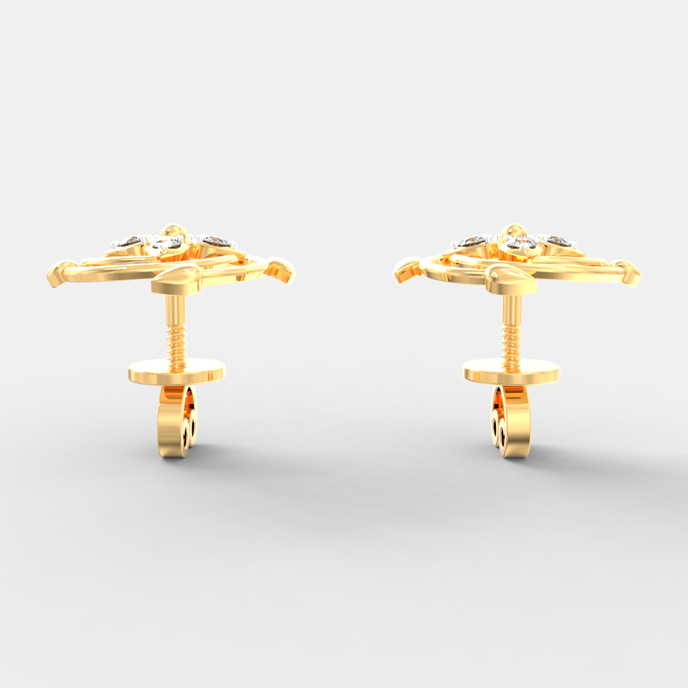 Orbit Blossom Diamond Studs