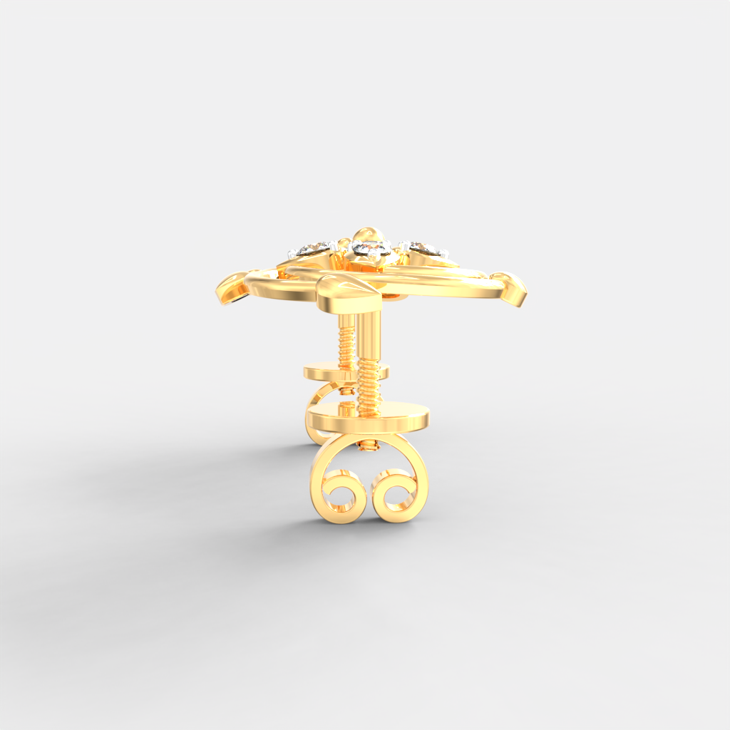 Orbit Blossom Diamond Studs