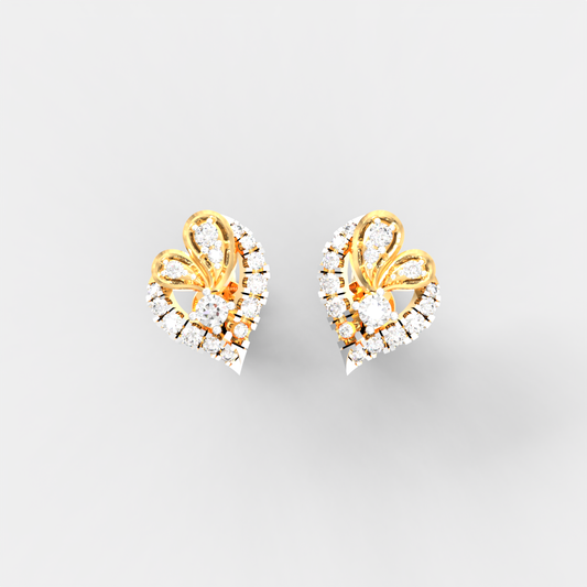 Royal Paisley Diamond Studs