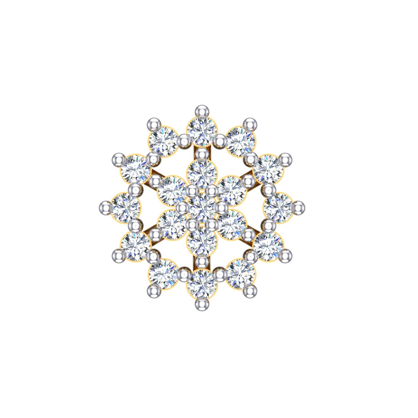 Diamond Trellis Nose Pin
