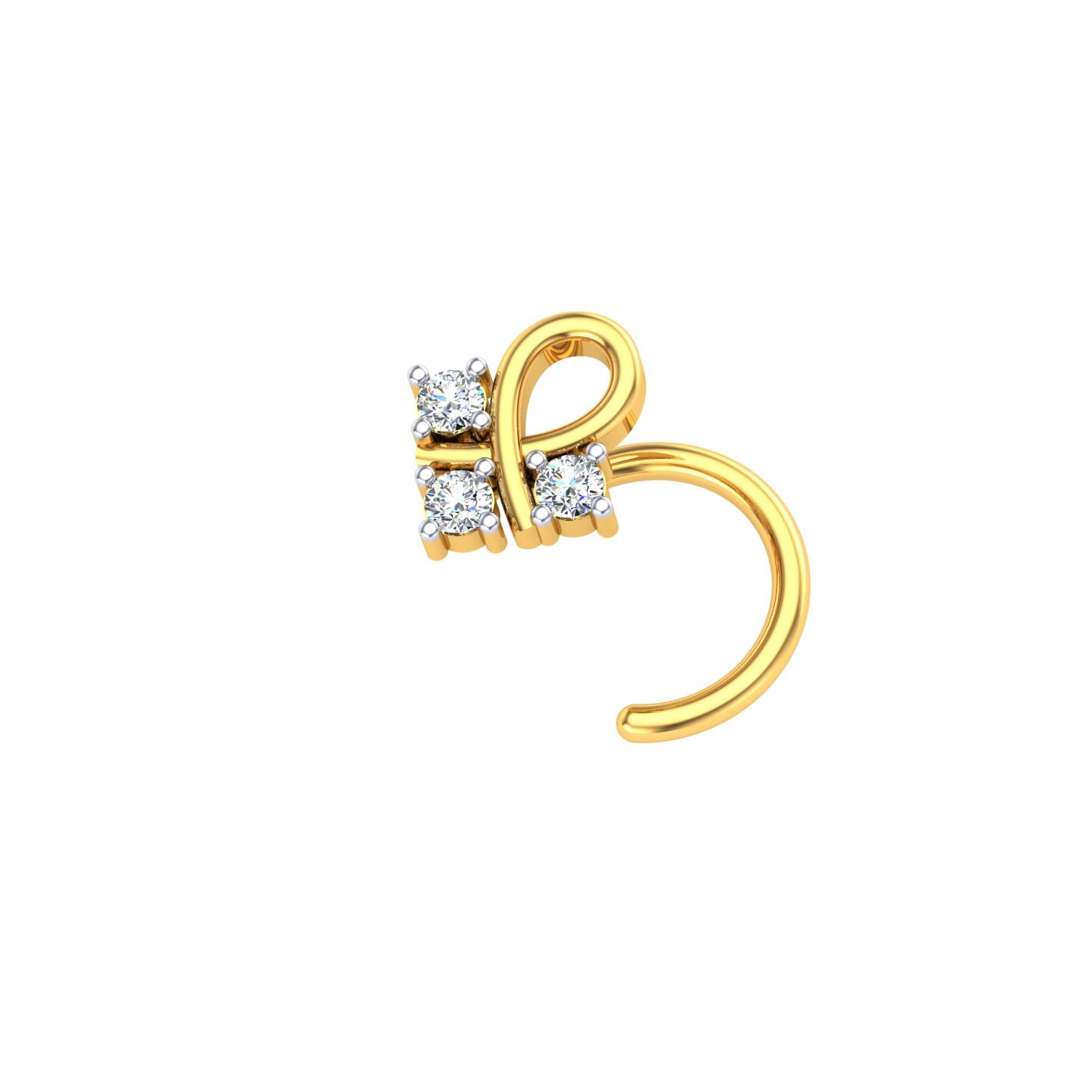 Infinity Grace Diamond Nose Ring