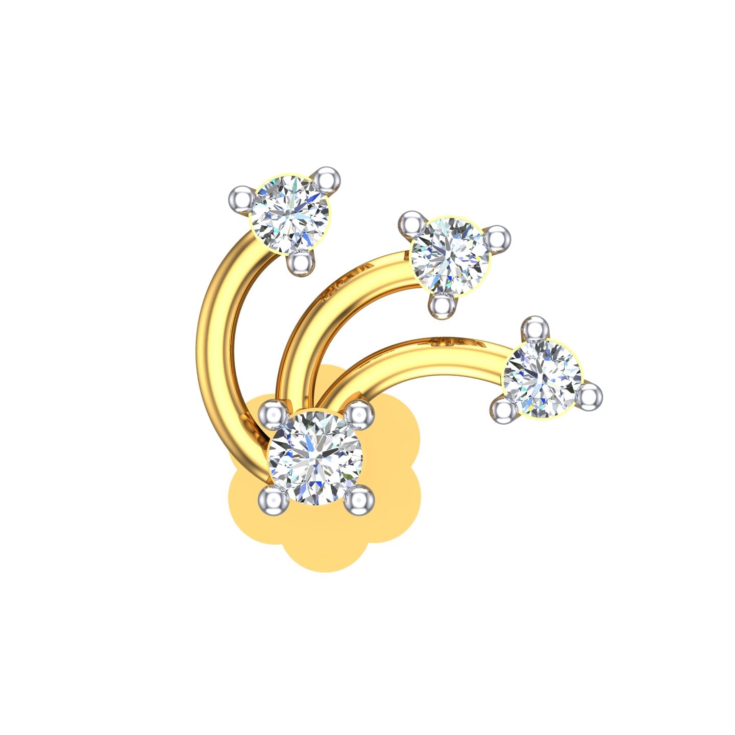 Celestial Arc Diamond Nose Pin