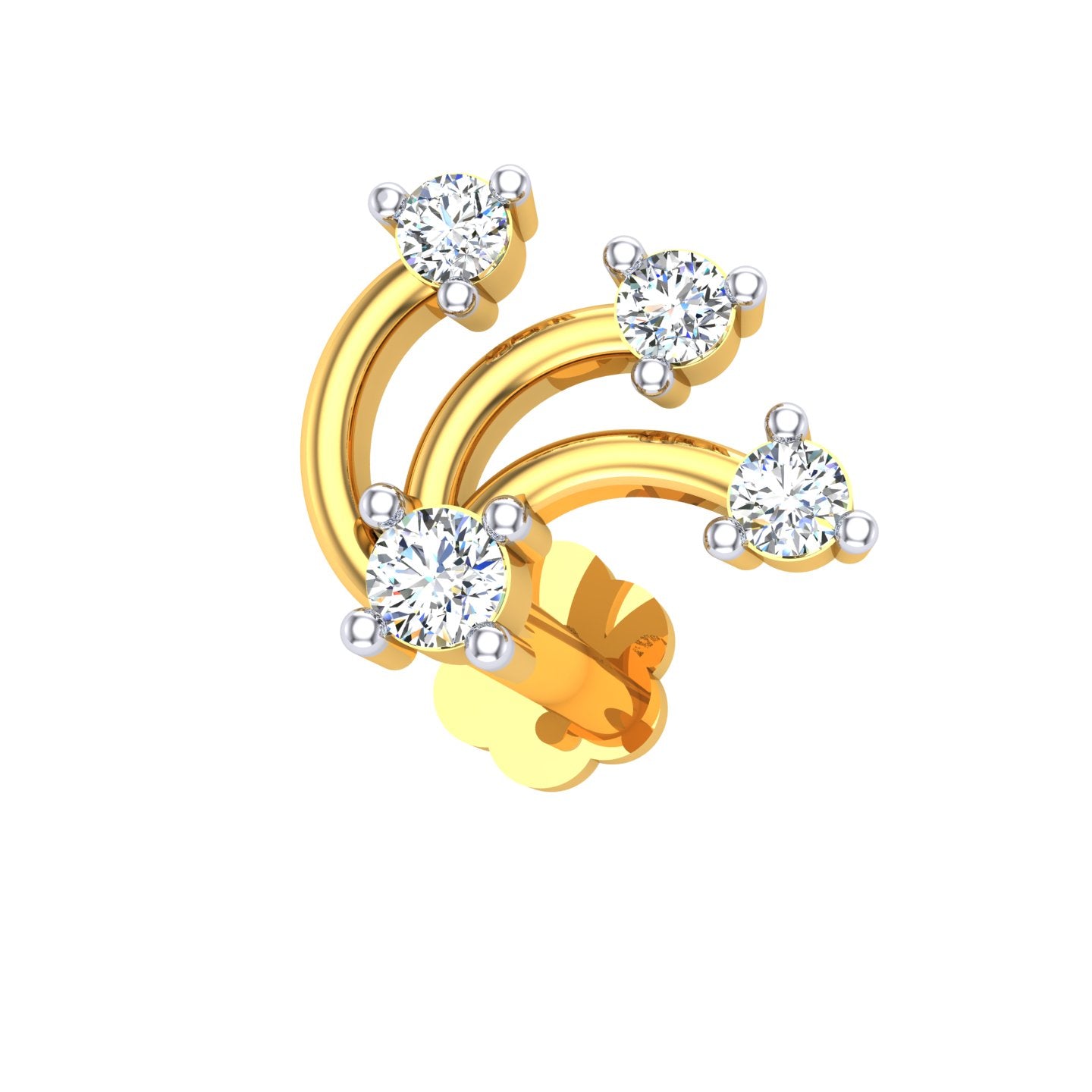 Celestial Arc Diamond Nose Pin