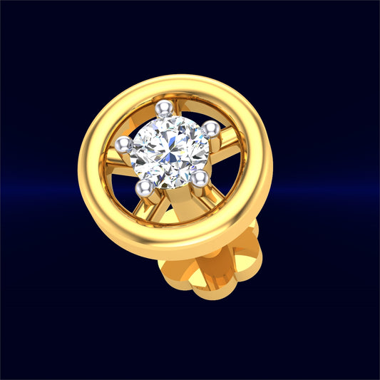 Halo Solitaire Diamond Nose Screw