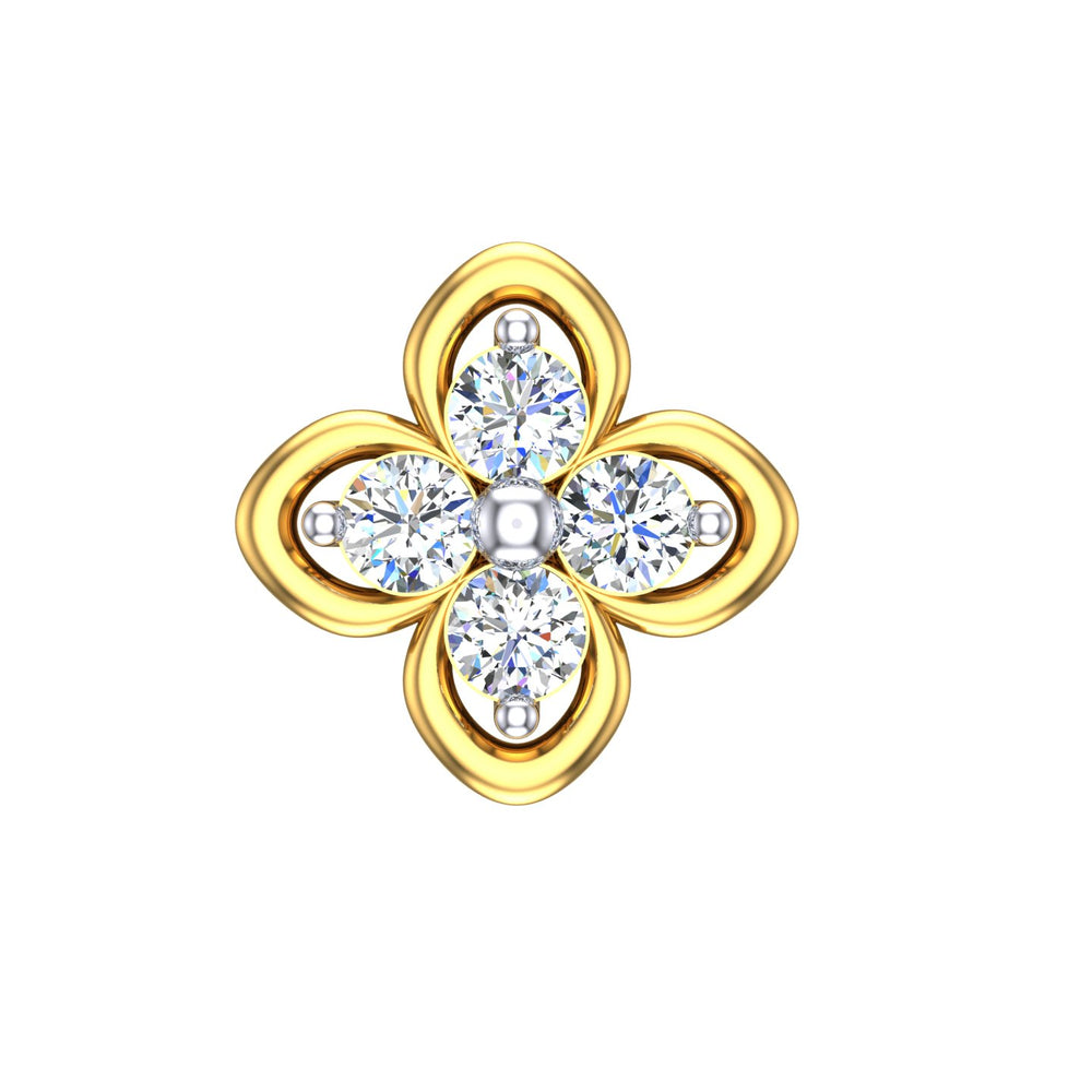 Buttercup Spark Diamond Nose Pin