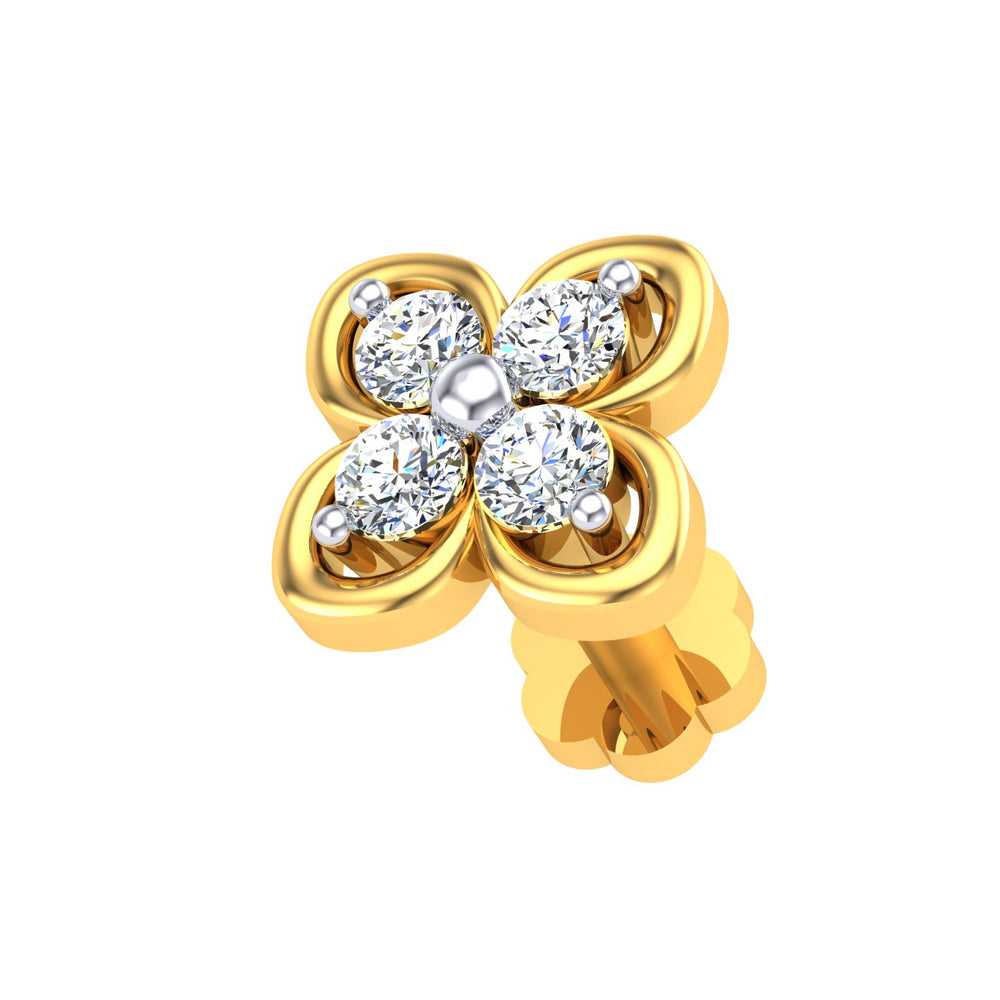 Buttercup Spark Diamond Nose Pin