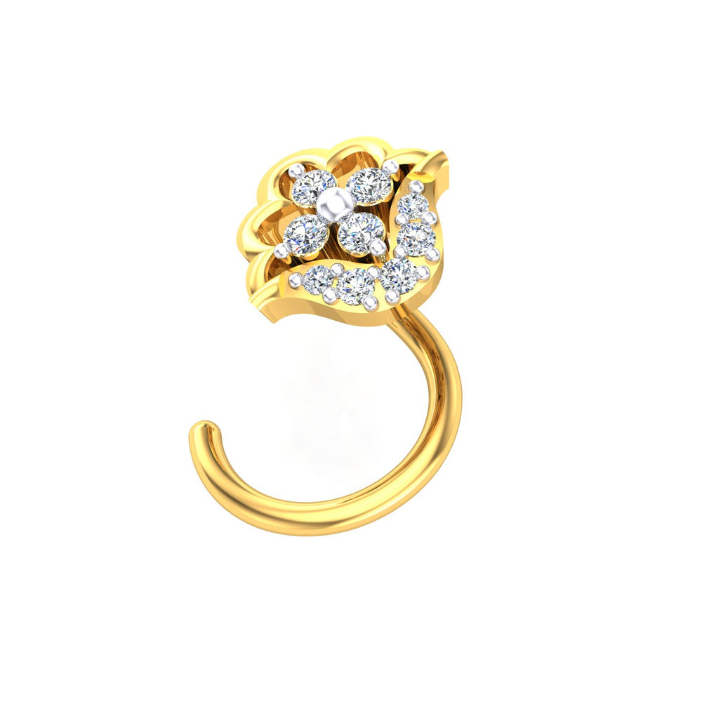 Royal Peacock Diamond Nath