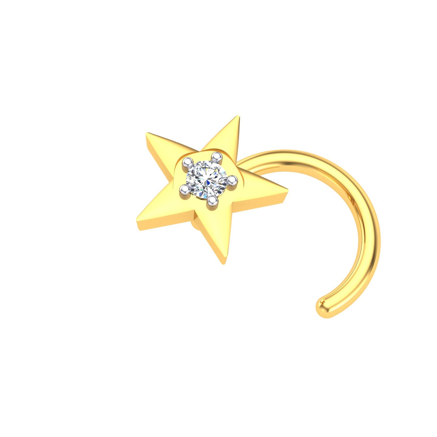 Celestial Star Diamond Nath