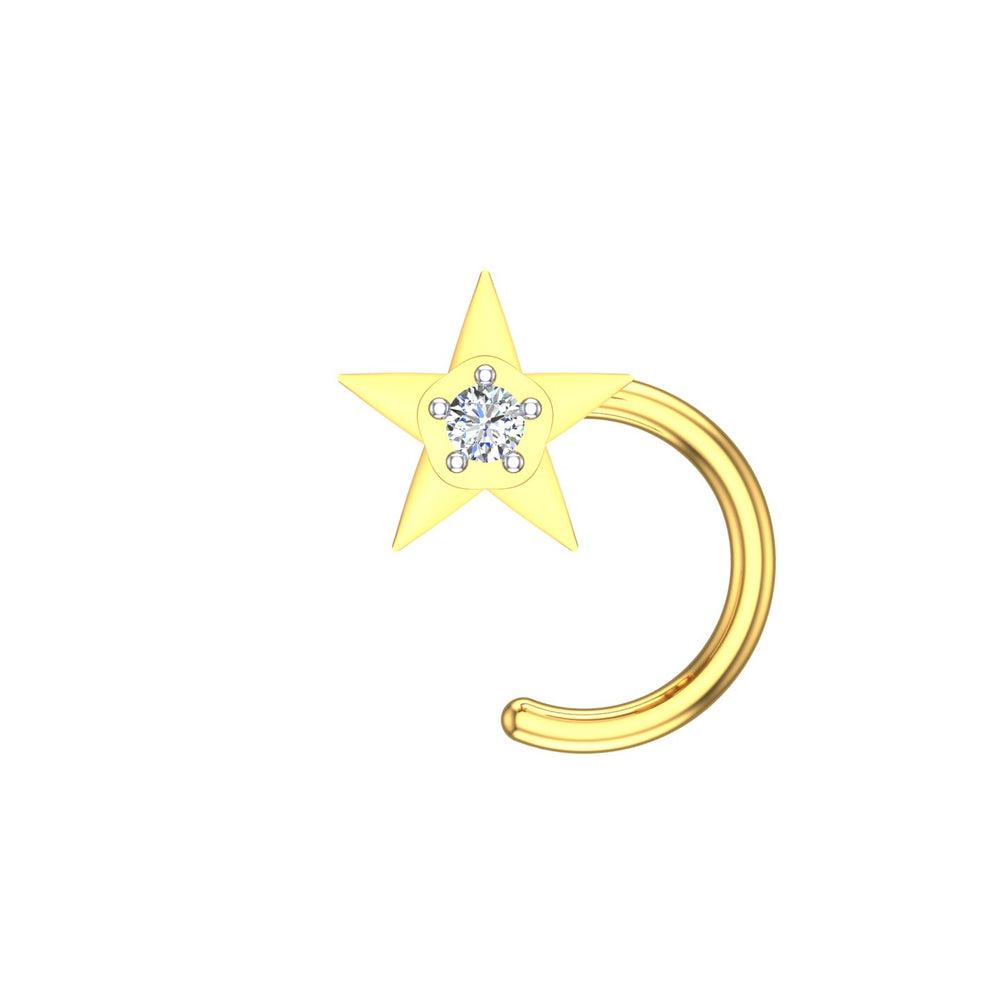 Celestial Star Diamond Nath
