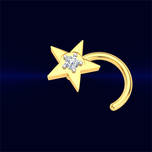 Celestial Star Diamond Nath