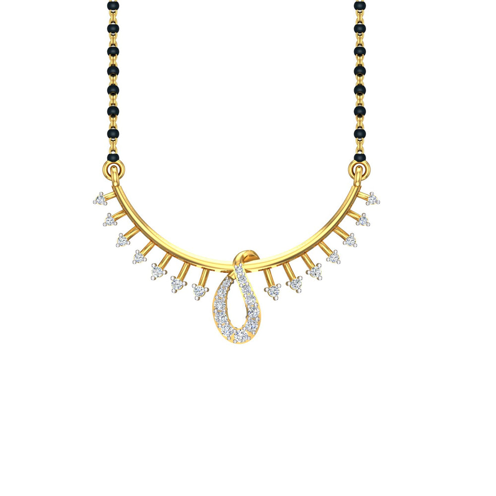 Dewdrop Arc Mangalsutra