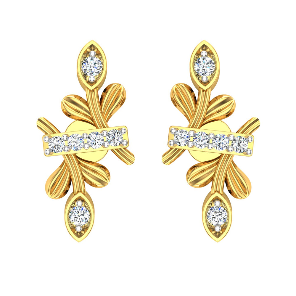 Royal Flora Cross Diamond Tops