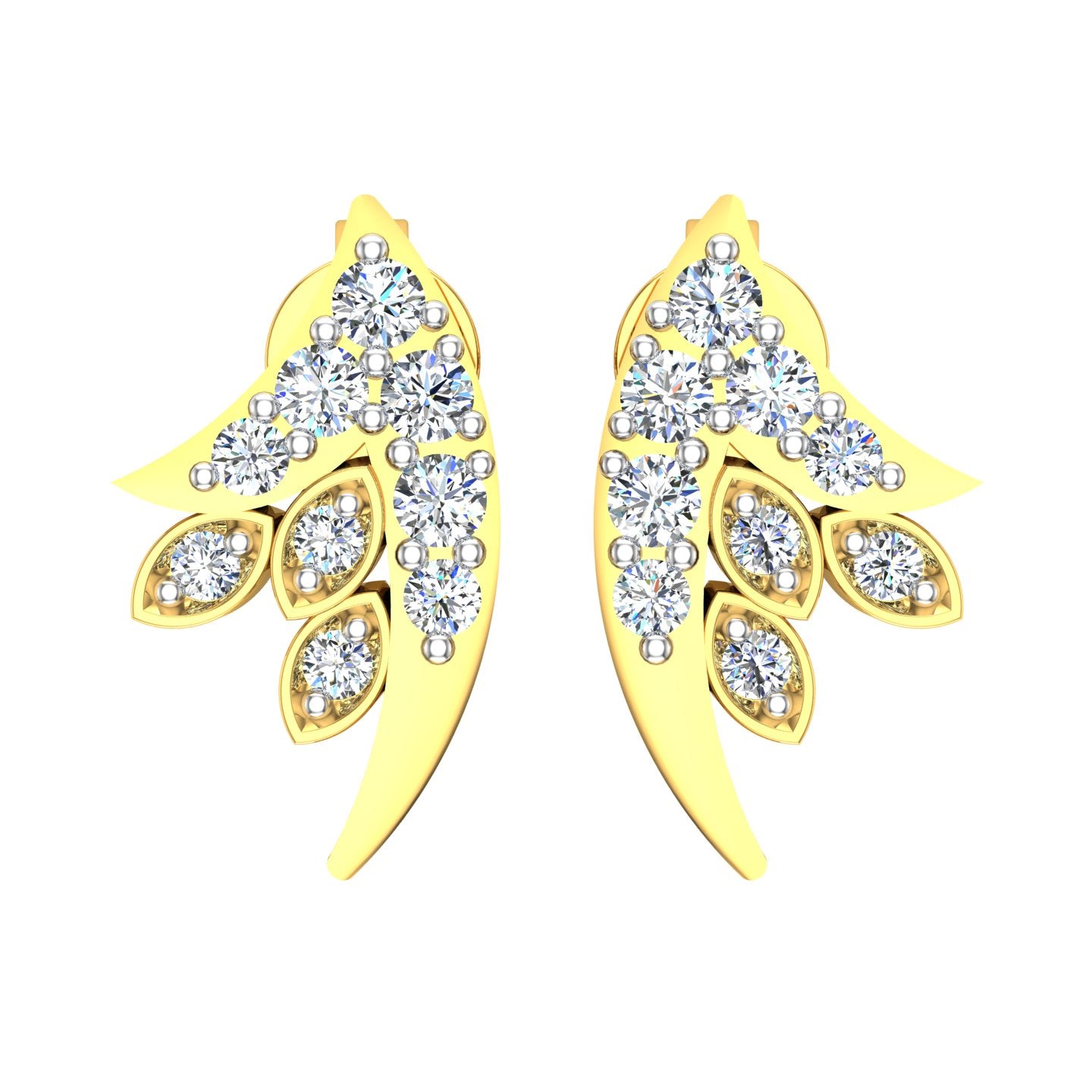 Aurora Leaf Diamond Tops