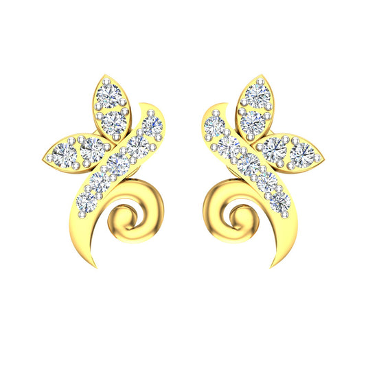 Butterfly Swirl Diamond Tops
