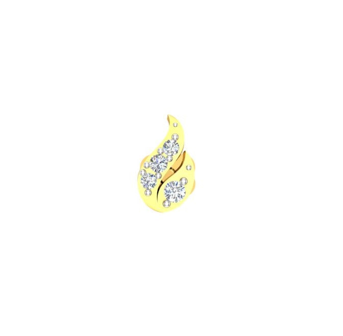 Celestial Flame Diamond Nose Pin