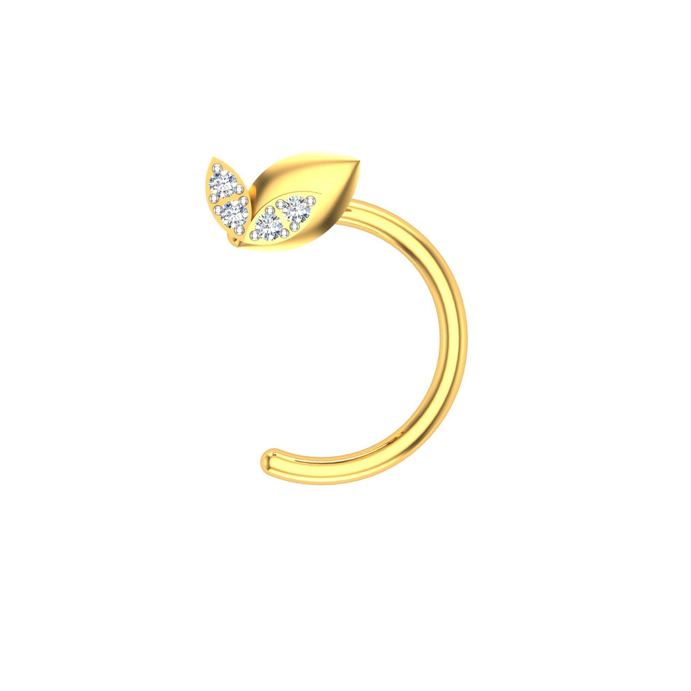 Celestial Vine Diamond Nose Ring