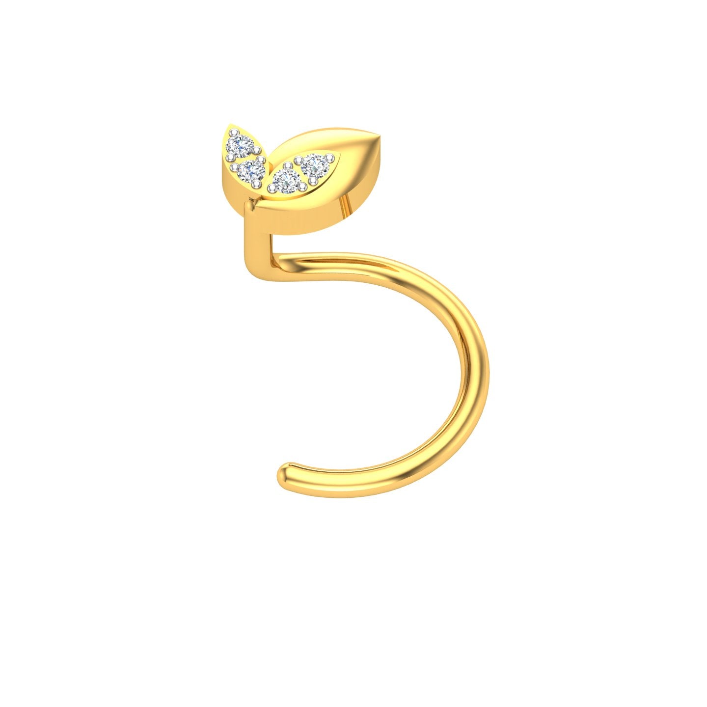 Celestial Vine Diamond Nose Ring