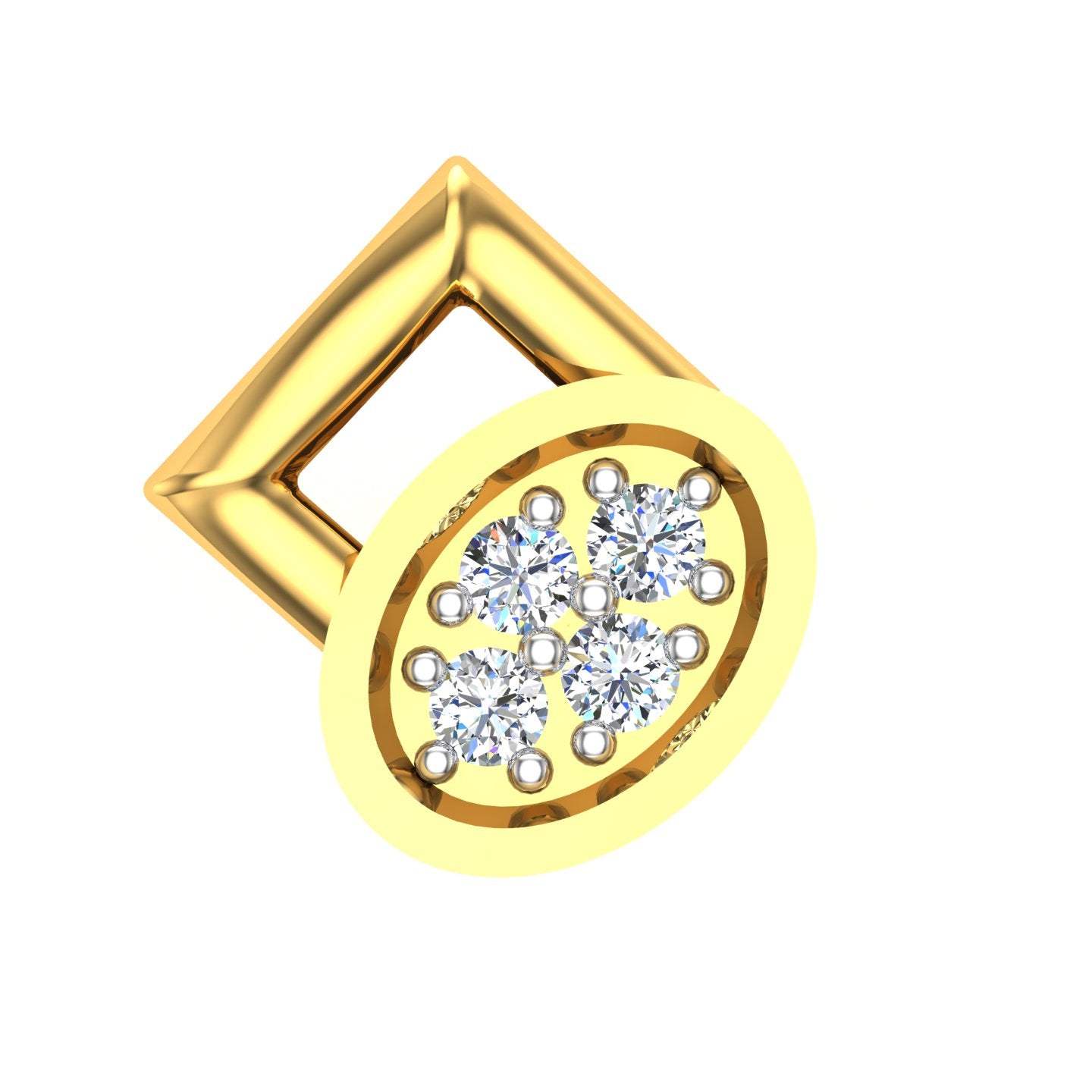 Infinity Loop Diamond Nose Ring