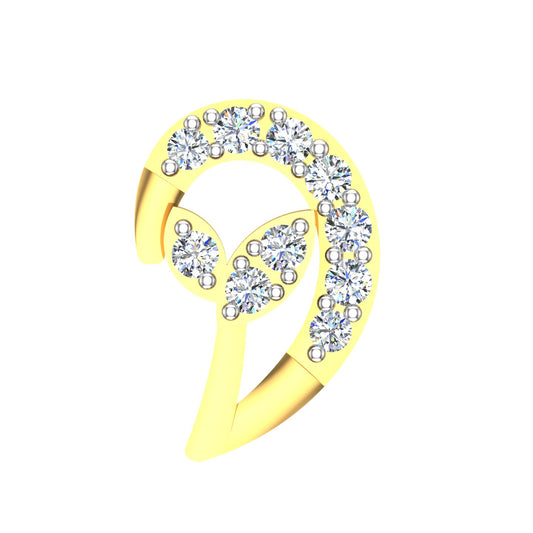 Geo Bloom Diamond Nose Pin