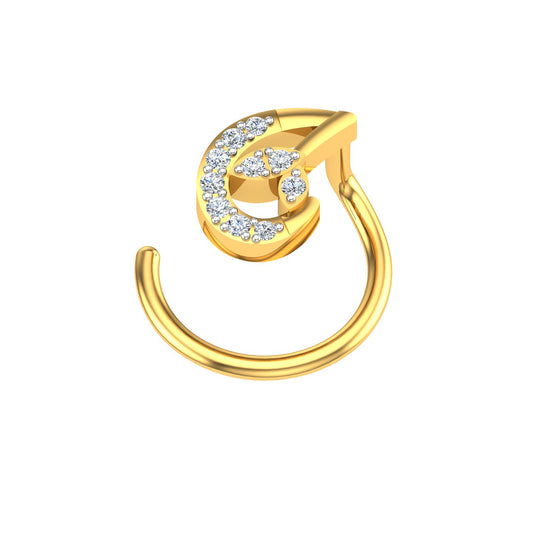 Geo Bloom Diamond Nose Pin