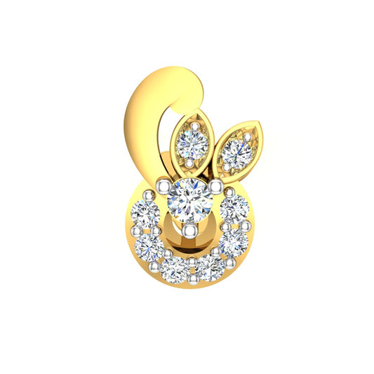 Imperial Curl Diamond Nose Ring