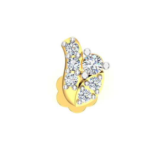 Twilight Vine Diamond Nose Pin