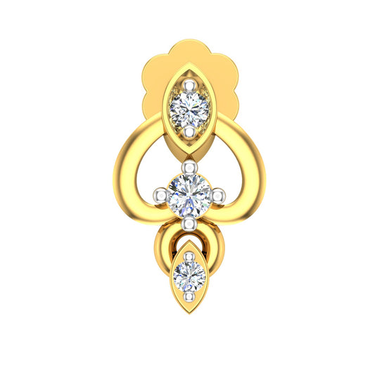 Royal Loop Diamond Nose Pin