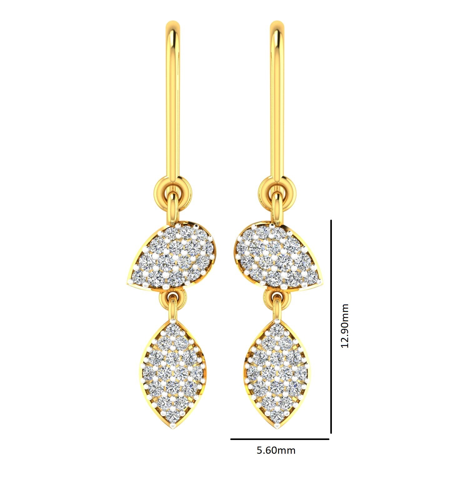 Dual-Element Dangle Hanging