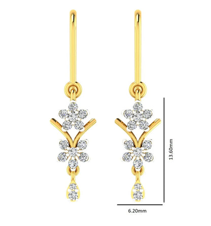 Axion Floral Diamond Ring