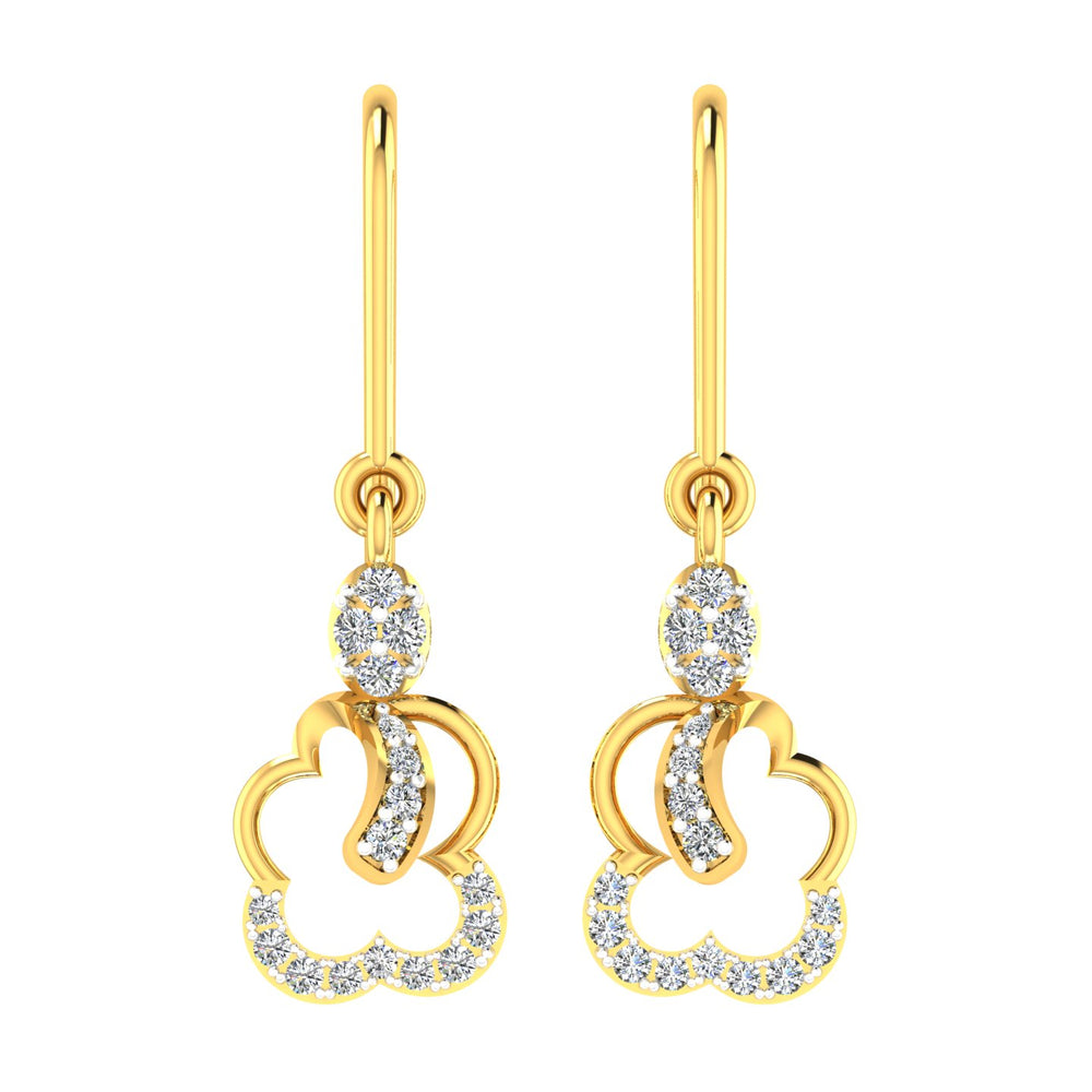 Floral Open-Loop Drop Hanging