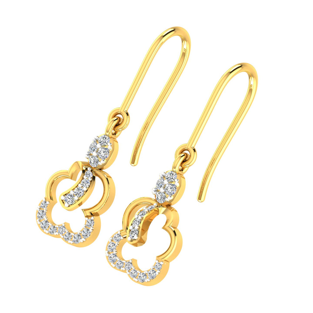 Floral Open-Loop Drop Hanging