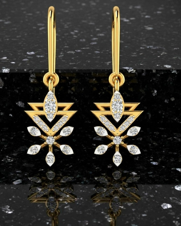 Geometric Tribal Drop Hanging Tops