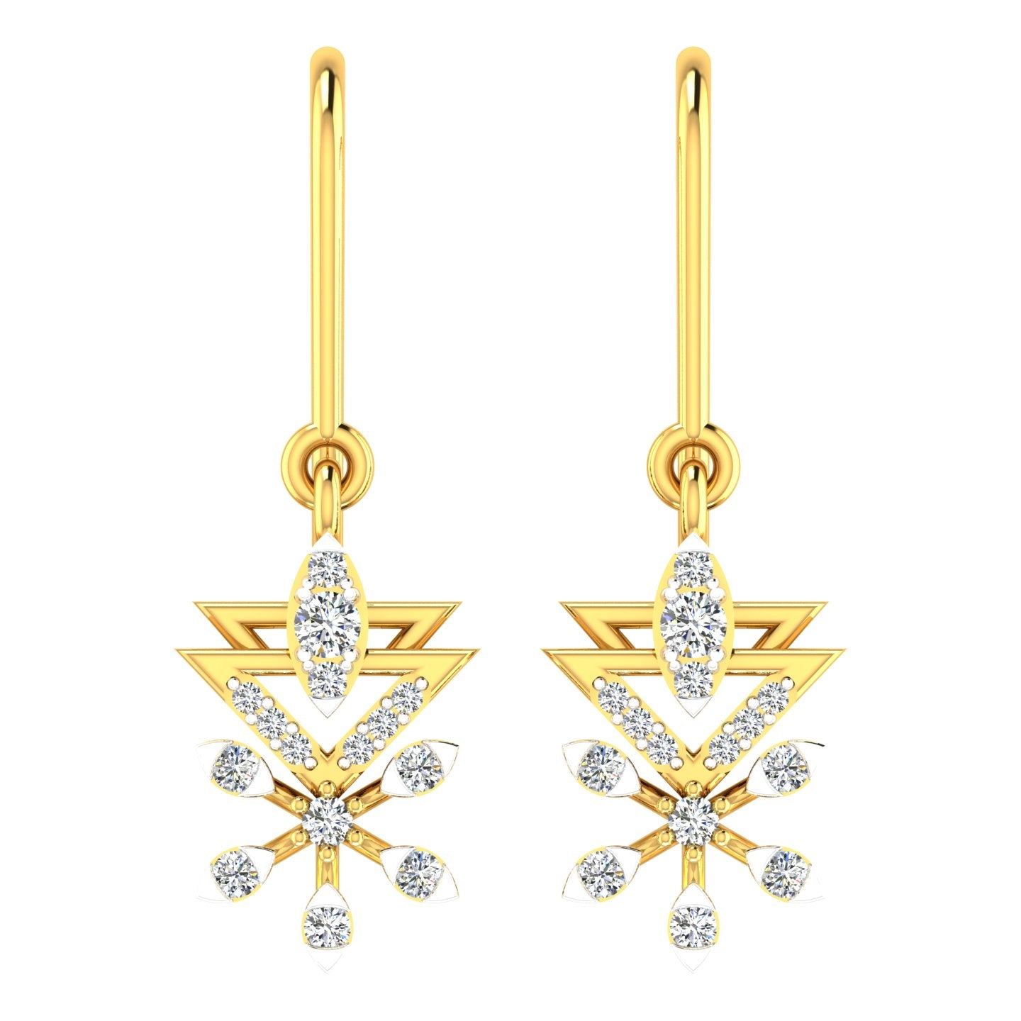Geometric Tribal Drop Hanging Tops