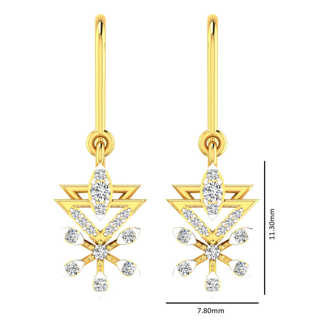 Geometric Tribal Drop Hanging Tops