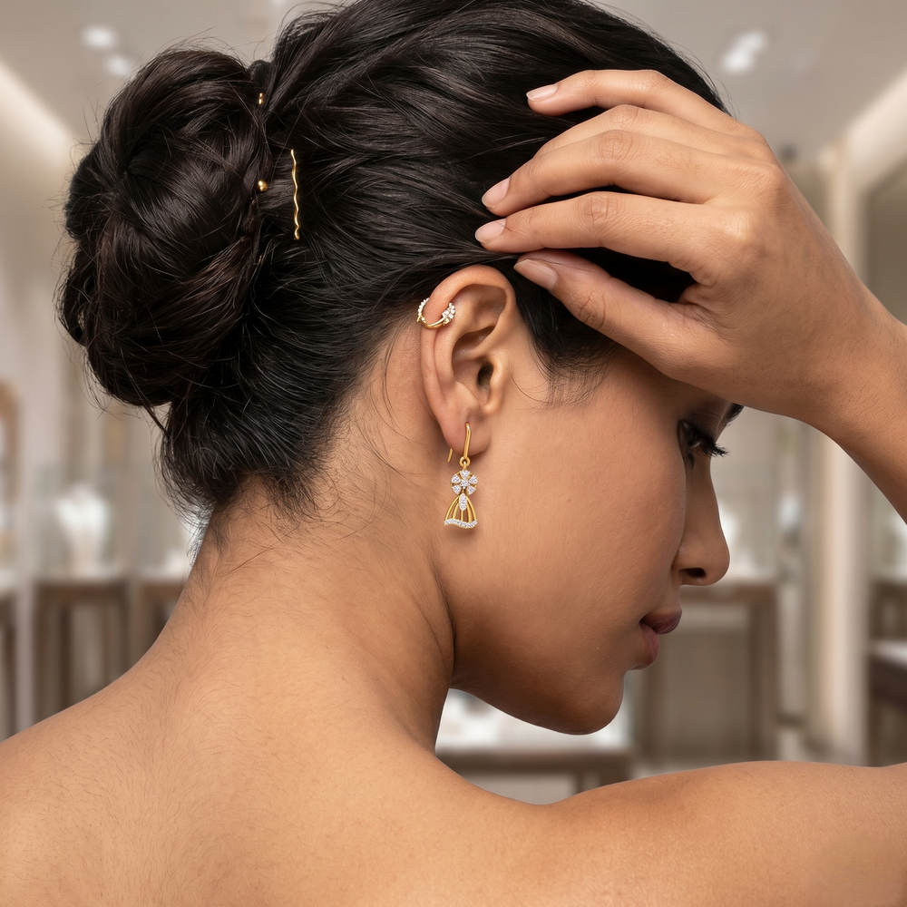 Drop or Dangler Hanging Earrings